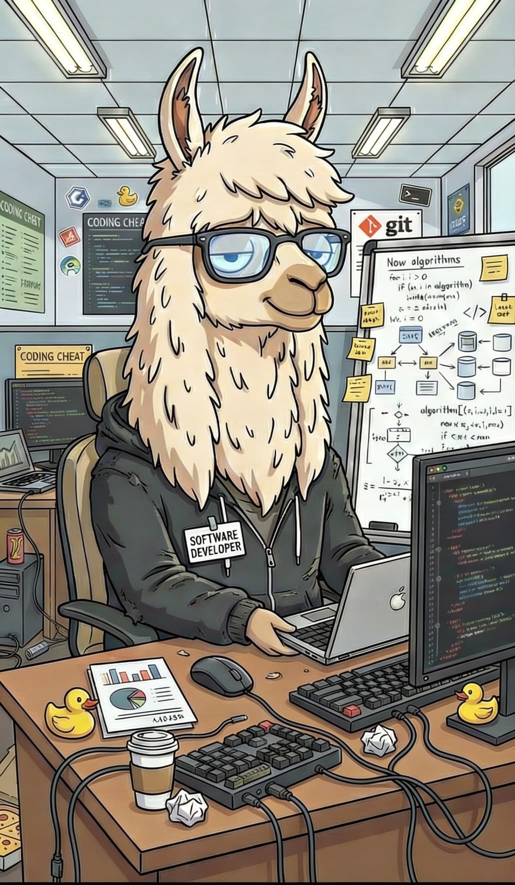 Olli, the Ollama Explorer mascot